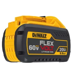 DEWALT FLEXVOLT 60-Volt MAX Cordless Brushless 7-1/4 in. Circular Saw with Brake with (2) FLEXVOLT 9.0Ah Batteries