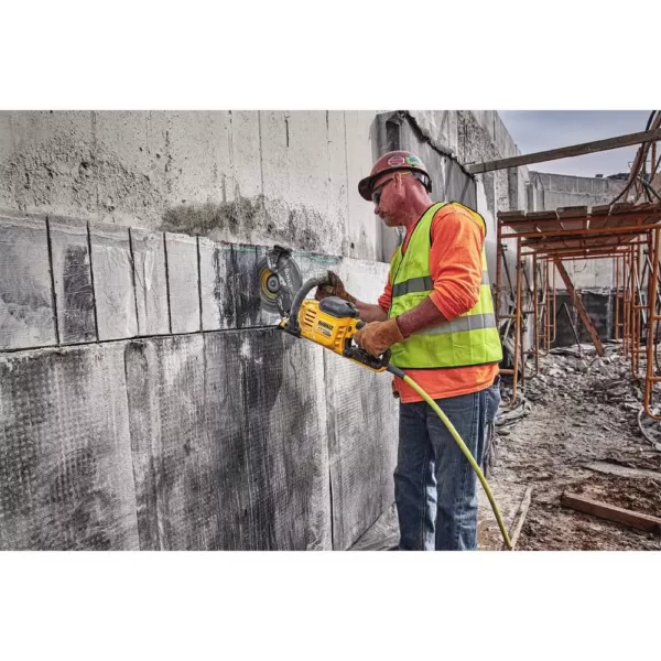 DEWALT FLEXVOLT 60-Volt MAX Brushless 9 in. Cut-Off Construction Saw, (2) FLEXVOLT 9.0Ah Batteries & 4-1/2 in. Angle Grinder