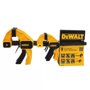 DEWALT Medium and Large Trigger Clamp (4-Pack)