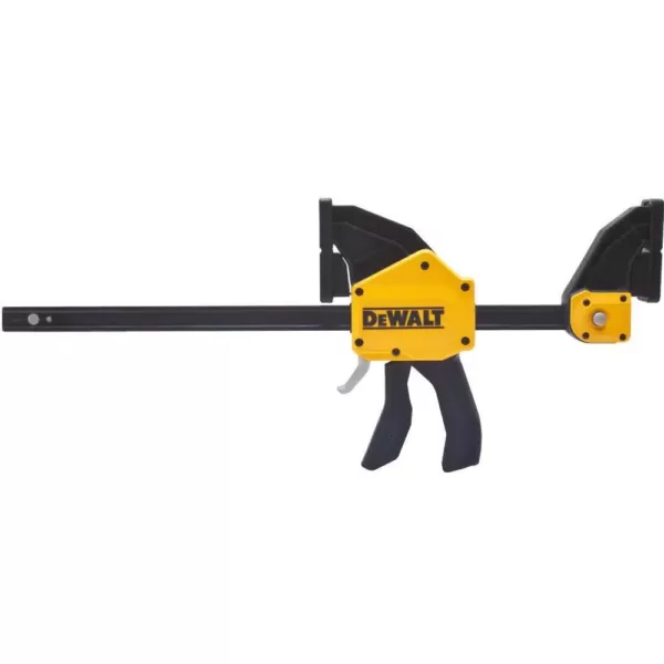 DEWALT 12 in. 600 lb. Trigger Clamp w/3.75 in. Throat Depth