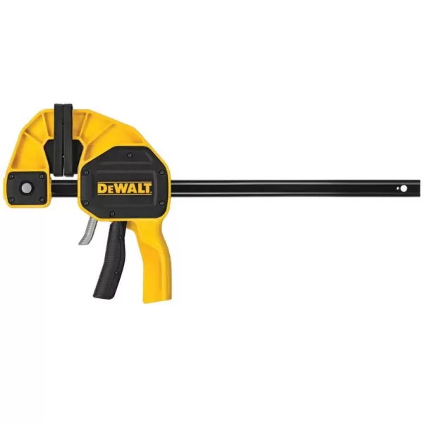 DEWALT 12 in. 600 lb. Trigger Clamp w/3.75 in. Throat Depth