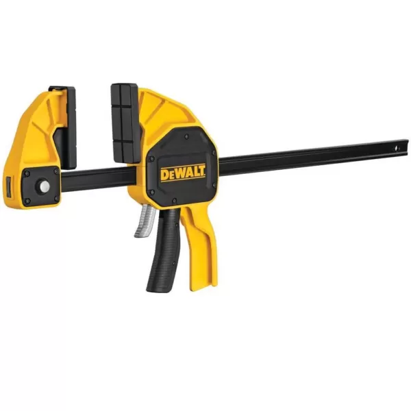 DEWALT 12 in. 600 lb. Trigger Clamp w/3.75 in. Throat Depth