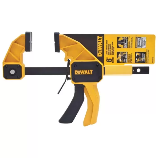 DEWALT 6 in. 300 lbs. Trigger Clamp with 3-1/4 in. Throat Depth