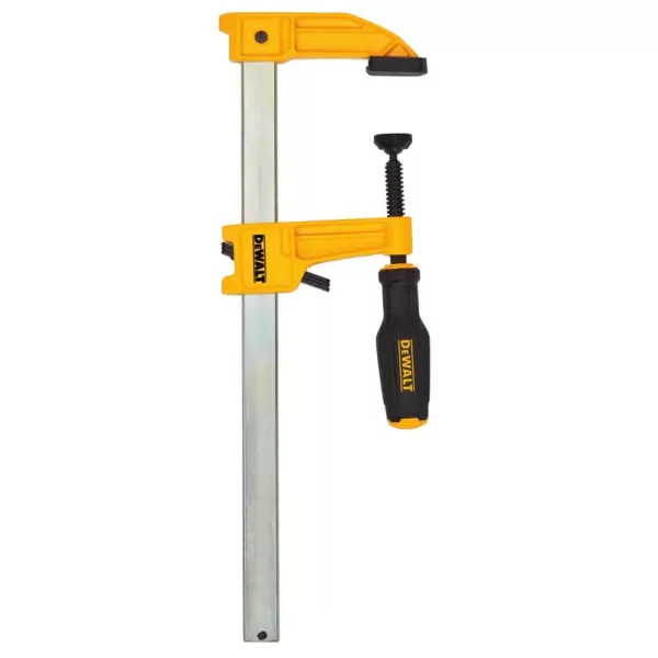 DEWALT 12 in. 1000 lb. Bar Clamp w/3.25 in. Throat Depth