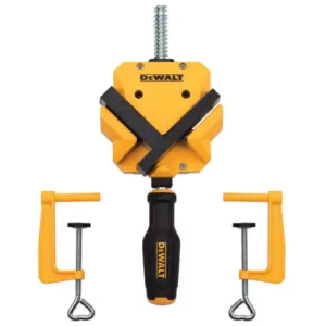 DEWALT 90-Degree 250 lb. Angle Clamp w/(2) Table Clamps