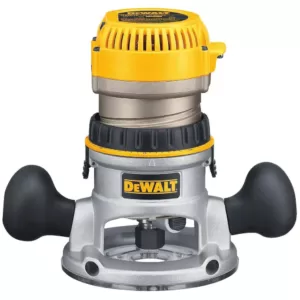 DEWALT 12 Amp Corded 2-1/4 Horsepower Fixed and Plunge Base Router Kit