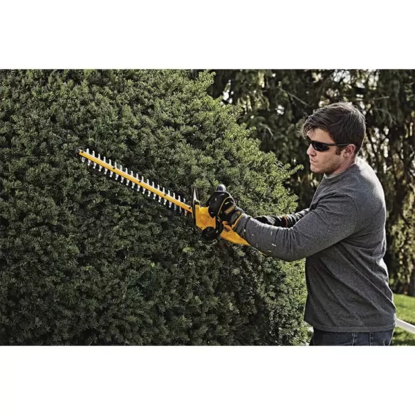 DEWALT 22 in. 20V MAX Lithium-Ion Cordless Hedge Trimmer (Tool Only) with Bonus 20V MAX Lithium-Ion Starter Kit Included