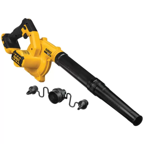 DEWALT 20-Volt MAX Cordless Compact Jobsite Blower 135 MPH 100 CFM with (2) 20-Volt 5.0Ah Batteries & Charger