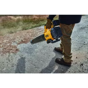 DEWALT 125 MPH 450 CFM 20V MAX Cordless Brushless Blower w/(1) 5.0Ah Battery & Charger w/ Bonus 12in 20V Chainsaw (Tool Only)