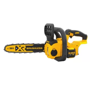 DEWALT 125 MPH 450 CFM 20V MAX Cordless Brushless Blower w/(1) 5.0Ah Battery & Charger w/ Bonus 12in 20V Chainsaw (Tool Only)