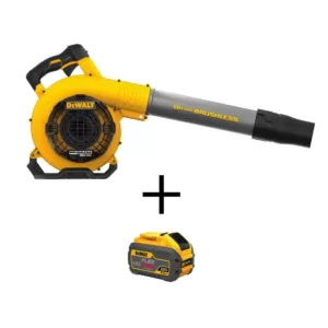 DEWALT 129 MPH 423 CFM 60V MAX Cordless FLEXVOLT Handheld Leaf Blower (Tool Only) with Bonus (1) FLEXVOLT 60V 3.0Ah Battery