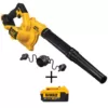 DEWALT 20-Volt MAX Cordless Compact Jobsite Blower 135 MPH 100 CFM with (1) 20-Volt 4.0Ah Battery