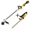 DEWALT 20V MAX Brushless Cordless String Trimmer with Bonus 22 in. 20V MAX Hedge Trimmer (Tool Only)