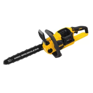 DEWALT 15 in. 60V MAX Cordless FLEXVOLT Brushless String Grass Trimmer w/(1)3.0Ah Battery & Charger w/Bonus Chainsaw(Tool Only)