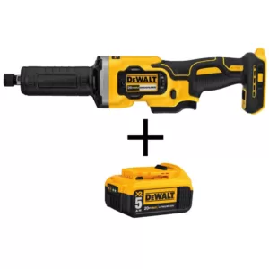 DEWALT 20-Volt MAX Cordless Brushless 1-1/2 in. Variable Speed Die Grinder with (1) 20-Volt 5.0Ah Battery