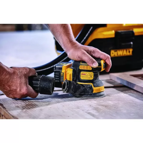 DEWALT 20-Volt MAX XR Cordless Brushless 1/4 Sheet Sander with 5 in. Random Orbital Sander, (1) 20-Volt Battery 3.0Ah & Charger