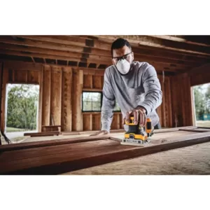 DEWALT 20-Volt MAX XR Cordless Brushless 1/4 Sheet Sander with 5 in. Random Orbital Sander, (1) 20-Volt Battery 3.0Ah & Charger