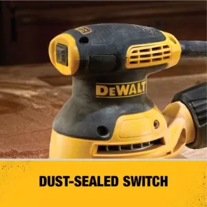 DEWALT 3 Amp Corded 5 in. Random Orbital Hook and Loop Sander