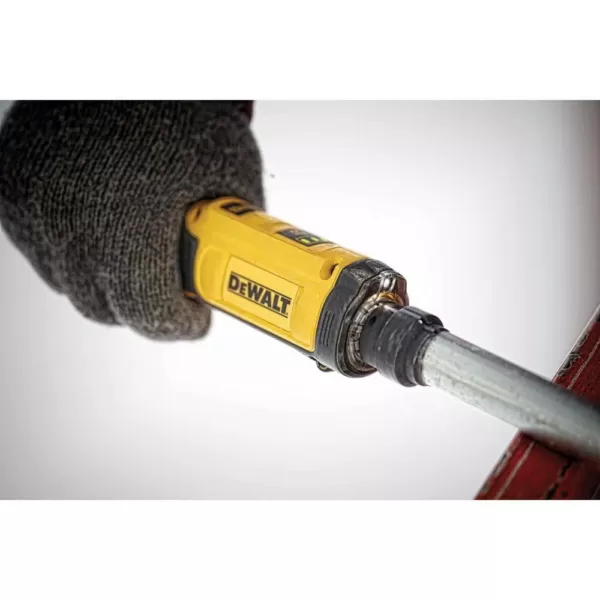 DEWALT 8-Volt MAX Cordless Gyroscopic Screwdriver with Conduit Reamer, (2) 1.0Ah Batteries, Charger & Bag