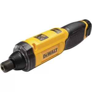 DEWALT 8-Volt MAX Cordless 1/4 in. Hex Gyroscopic Screwdriver, (1) 1.0Ah Battery, Charger & Bag