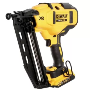 DEWALT 20-Volt Max 16-Gauge Cordless Angled Finish Nailer Kit