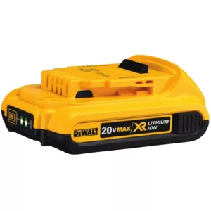 DEWALT 20-Volt Max 16-Gauge Cordless Angled Finish Nailer Kit with Bonus Lithium-Ion Compact Battery Pack 2.0Ah