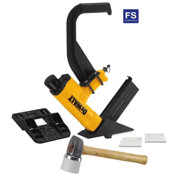 DEWALT Pneumatic 15.5-Gauge Hardwood Flooring Stapler