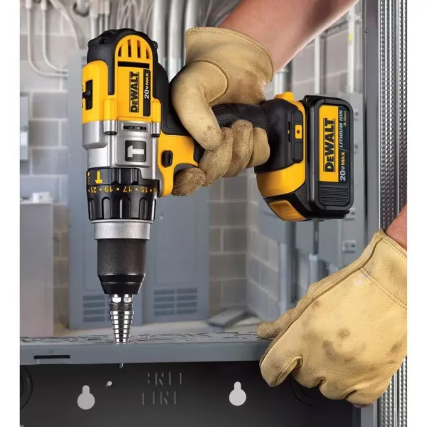 DEWALT 20-Volt MAX Cordless Premium 3-Speed 1/2 in. Hammer Drill (Tool-Only)