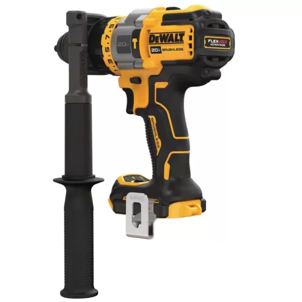 DEWALT 20-Volt MAX Brushless Cordless 1/2 in. Hammer Drill/Driver with FLEXVOLT ADVANTAGE (Tool Only)