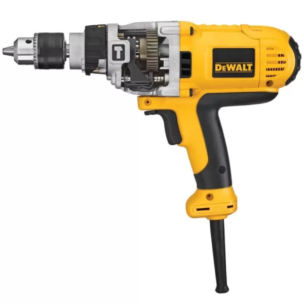 DEWALT 10 Amp 1/2 in. VSR Mid-Handle Grip Hammer Drill Kit