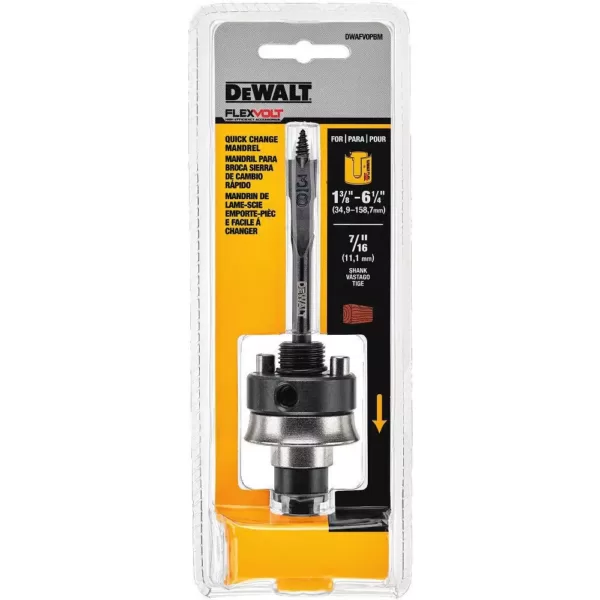 DEWALT FLEXVOLT 3/8 in. Carbide Pilot Bit with Mandrel