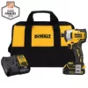 DEWALT ATOMIC 20-Volt MAX Cordless Brushless Compact 1/4 in. Impact Driver, (1) 20-Volt 1.3Ah Battery, Charger & Bag