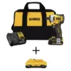 DEWALT ATOMIC 20-Volt MAX Cordless Brushless Compact 1/4 in. Impact Driver, (1) 20-Volt 1.3Ah & (1) 20-Volt 4.0Ah Batteries