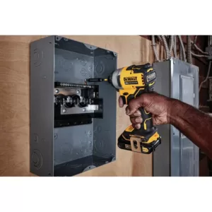 DEWALT ATOMIC 20-Volt MAX Cordless Brushless Compact 1/4 in. Impact Driver with Toughsystem Case