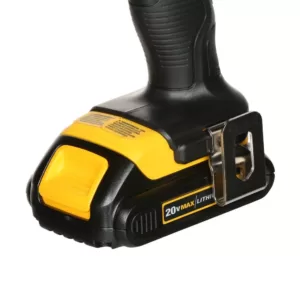 DEWALT 20-Volt MAX Cordless 1/4 in. Impact Driver, (1) 20-Volt 4.0Ah Battery & Charger