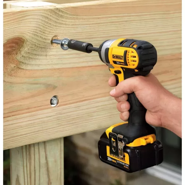 DEWALT 20-Volt MAX Cordless 1/4 in. Impact Driver, (1) 20-Volt 3.0Ah Battery & Charger