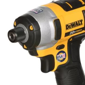 DEWALT 20-Volt MAX Cordless 1/4 in. Impact Driver, (2) 20-Volt 4.0Ah Batteries, Charger & Bag