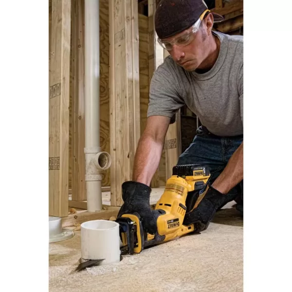 DEWALT 20-Volt MAX XR Cordless Brushless 3-Speed 1/4 in. Impact Driver with (2) 20-Volt 4.0Ah Batteries & Reciproacting Saw