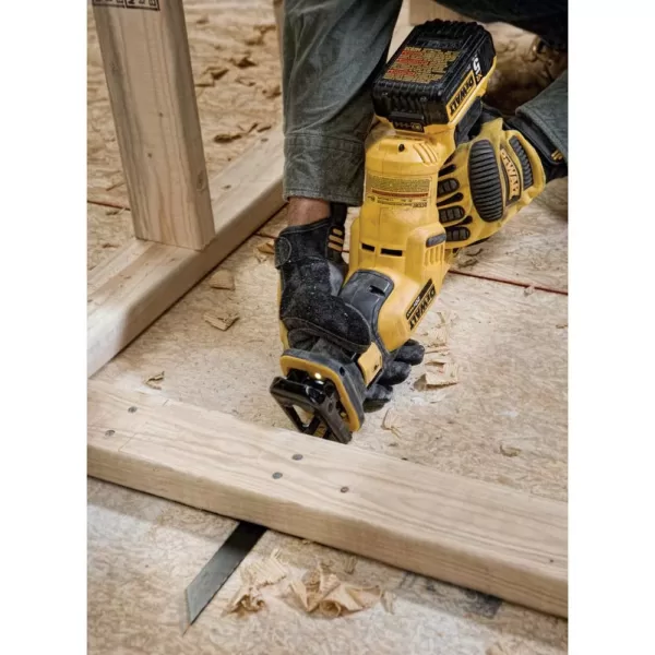 DEWALT 20-Volt MAX XR Cordless Brushless 3-Speed 1/4 in. Impact Driver with (2) 20-Volt 4.0Ah Batteries & Reciproacting Saw