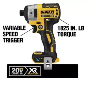 DEWALT 20-Volt MAX XR with Tool Connect Cordless Brushless 1/4 in. Impact Driver (Tool-Only)