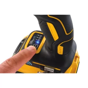 DEWALT 20-Volt MAX XR with Tool Connect Cordless Brushless 1/4 in. Impact Driver with (2) 20-Volt 5.0Ah Batteries & Charger