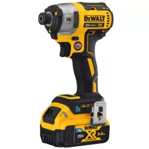 DEWALT 20-Volt MAX XR with Tool Connect Cordless Brushless 1/4 in. Impact Driver with (2) 20-Volt 5.0Ah Batteries & Charger