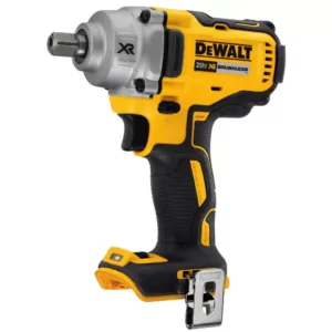 DEWALT 20-Volt MAX XR Cordless Brushless 1/2 in. Mid-Range Impact Wrench Detent Pin, (2) 20-Volt 5.0Ah Batteries & Charger