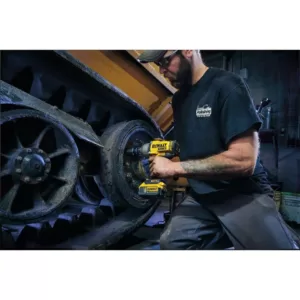 DEWALT 20-Volt MAX XR Cordless Brushless 1/2 in. High Torque Impact Wrench Detent Pin, (1) 20-Volt 5.0Ah Battery & Charger