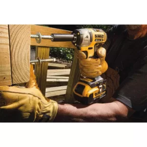 DEWALT 20-Volt MAX XR Cordless Brushless 3/8 in. Compact Impact Wrench, (2) 20-Volt 4.0Ah Batteries & (1) 20-Volt 5.0Ah Battery