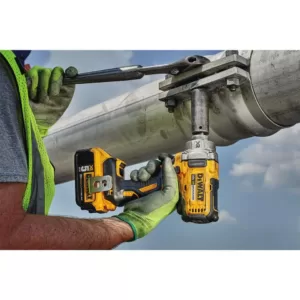 DEWALT 20-Volt MAX XR Cordless Brushless 1/2 in. Mid-Range Impact Wrench with Detent Pin Anvil, (2) 20-Volt 5.0Ah Batteries