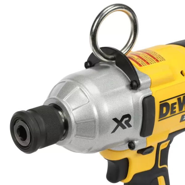 DEWALT 20-Volt MAX XR Cordless Brushless 7/16 in. High Torque Impact Wrench Quick Release Chuck & (2) 20-Volt 5.0Ah Batteries