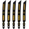 DEWALT 3-5/8 in. 18 TPI T-Shank Medium Metal Cutting Jig Saw Blade (5-Pack)