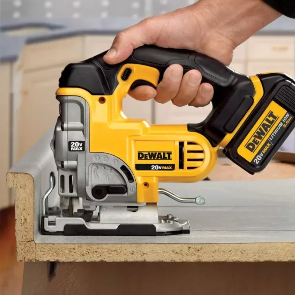 DEWALT 20-Volt MAX Cordless Jig Saw with (1) 20-Volt Battery 4.0Ah & Charger