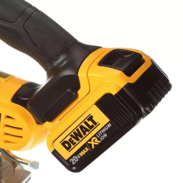 DEWALT 20-Volt MAX Cordless Jig Saw with (1) 20-Volt Battery 4.0Ah